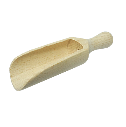 Schaufel aus Holz rund 14 cm